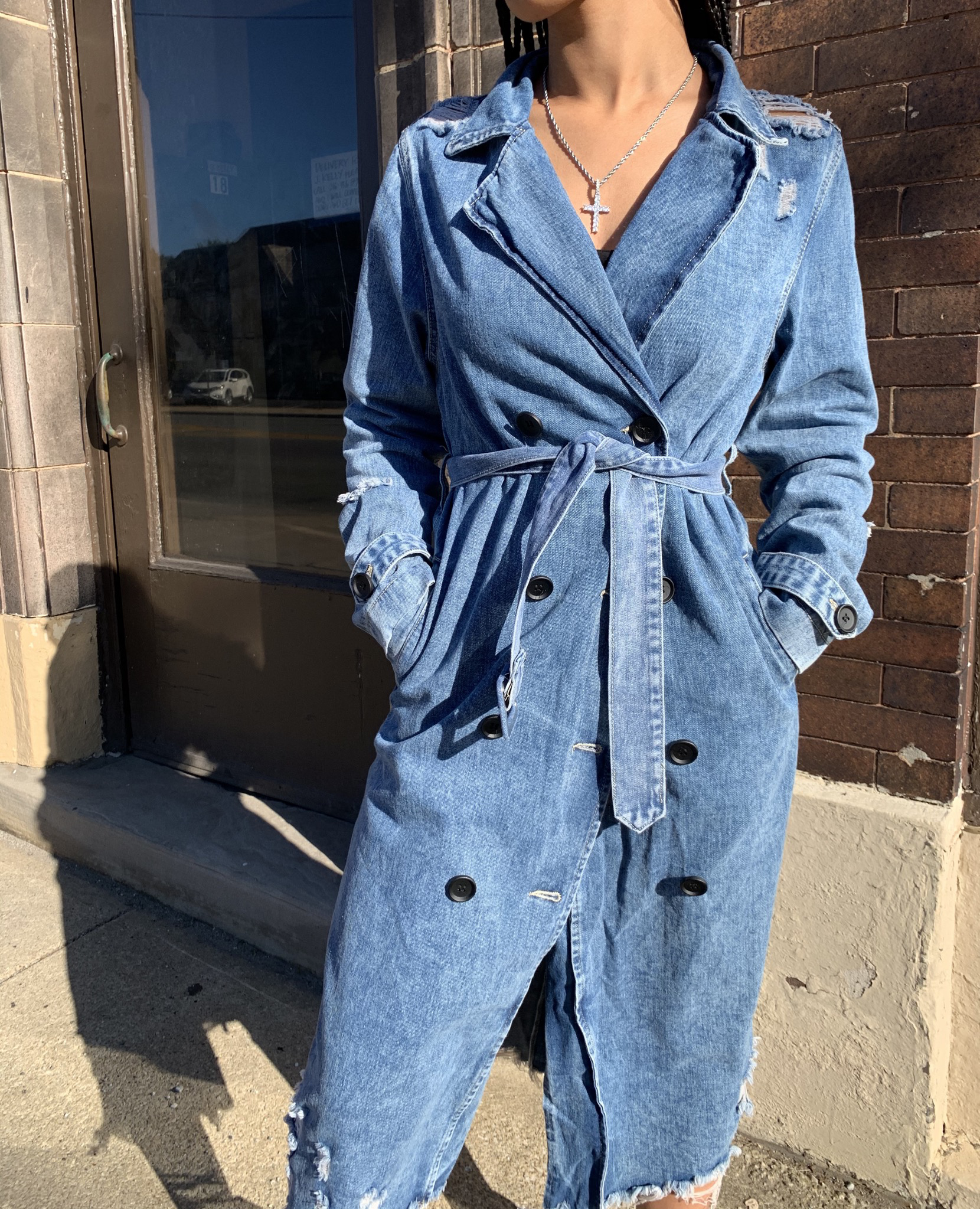 In The Trenches Denim Jacket UPJC924-INTHETRENCHES
