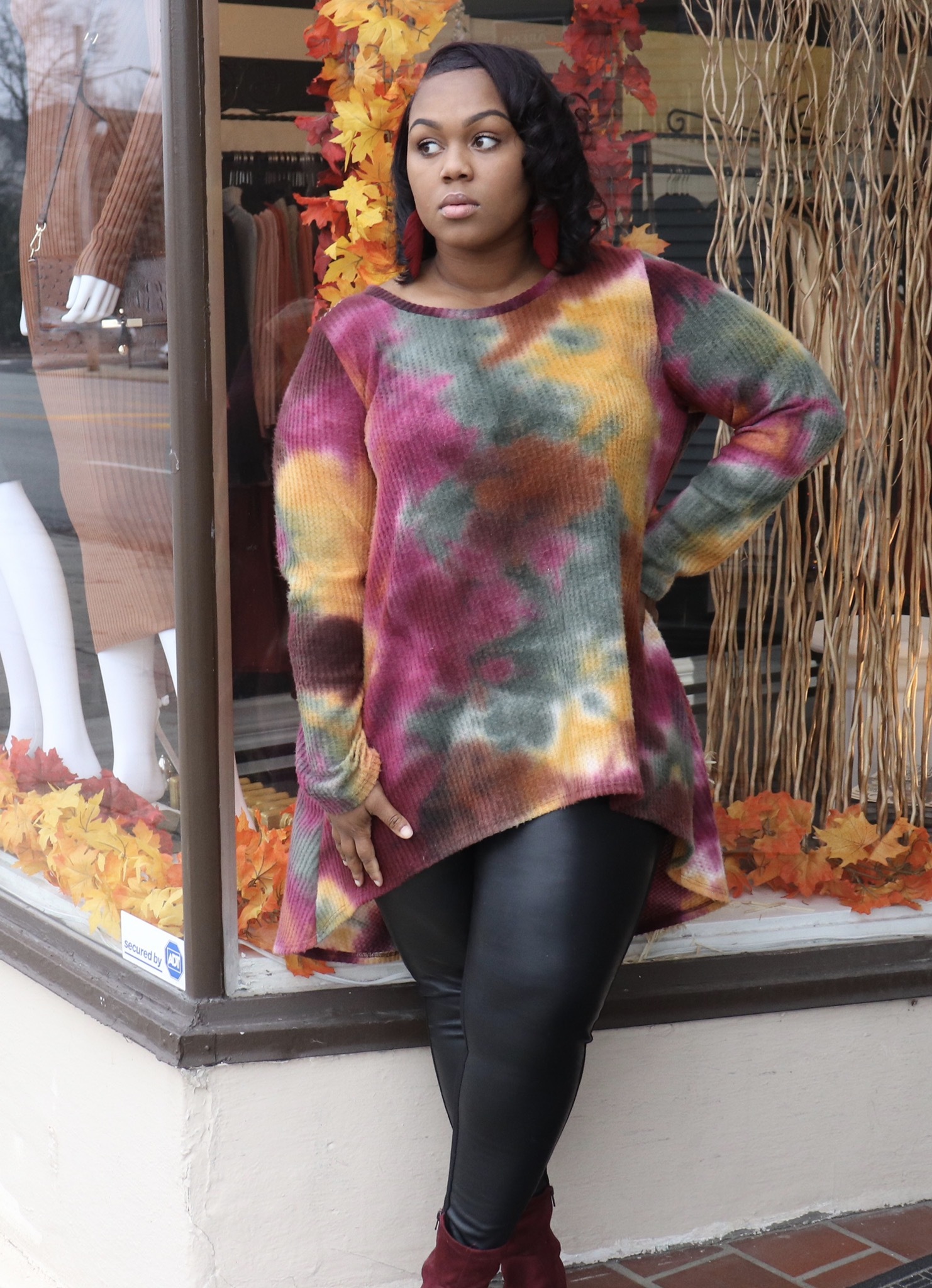 P Funk Tie Dye High Low Tunic UPSH817-PFUNK