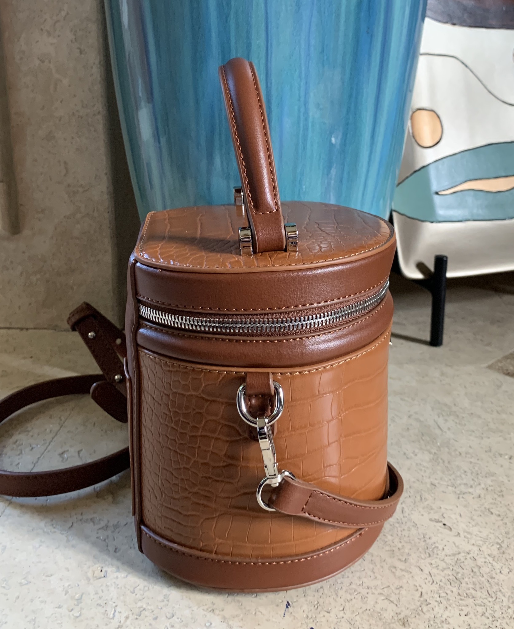 Coco Cylinder Crossbody Handbag