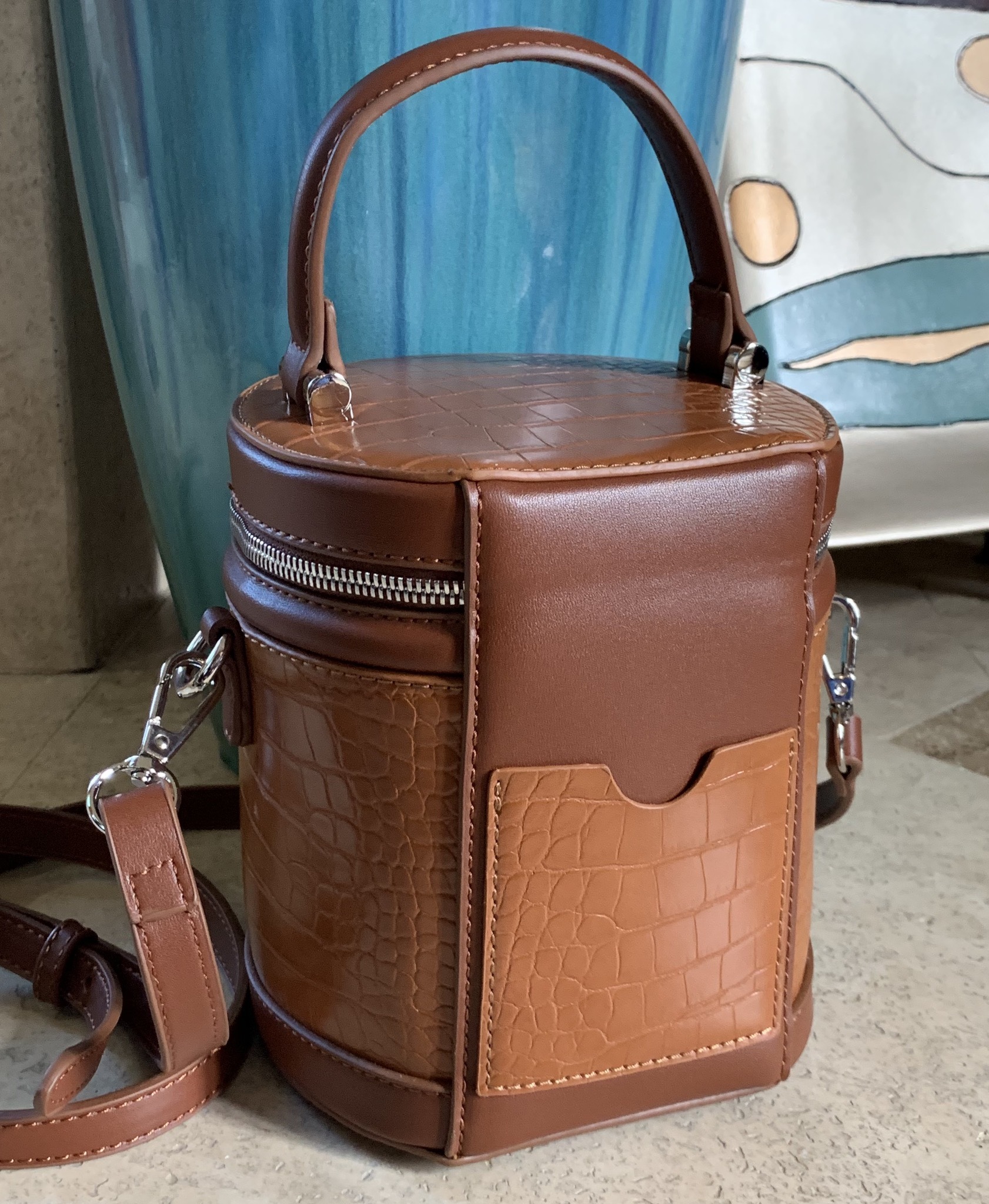 Coco Cylinder Crossbody Handbag