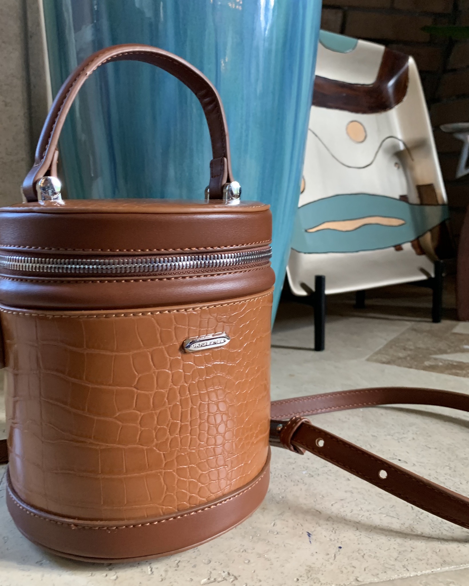 Coco Cylinder Crossbody Handbag