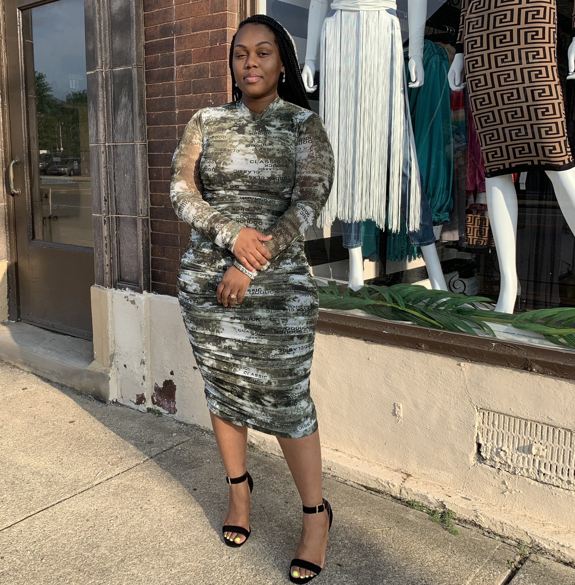 Talk 2 Me Midi Dress