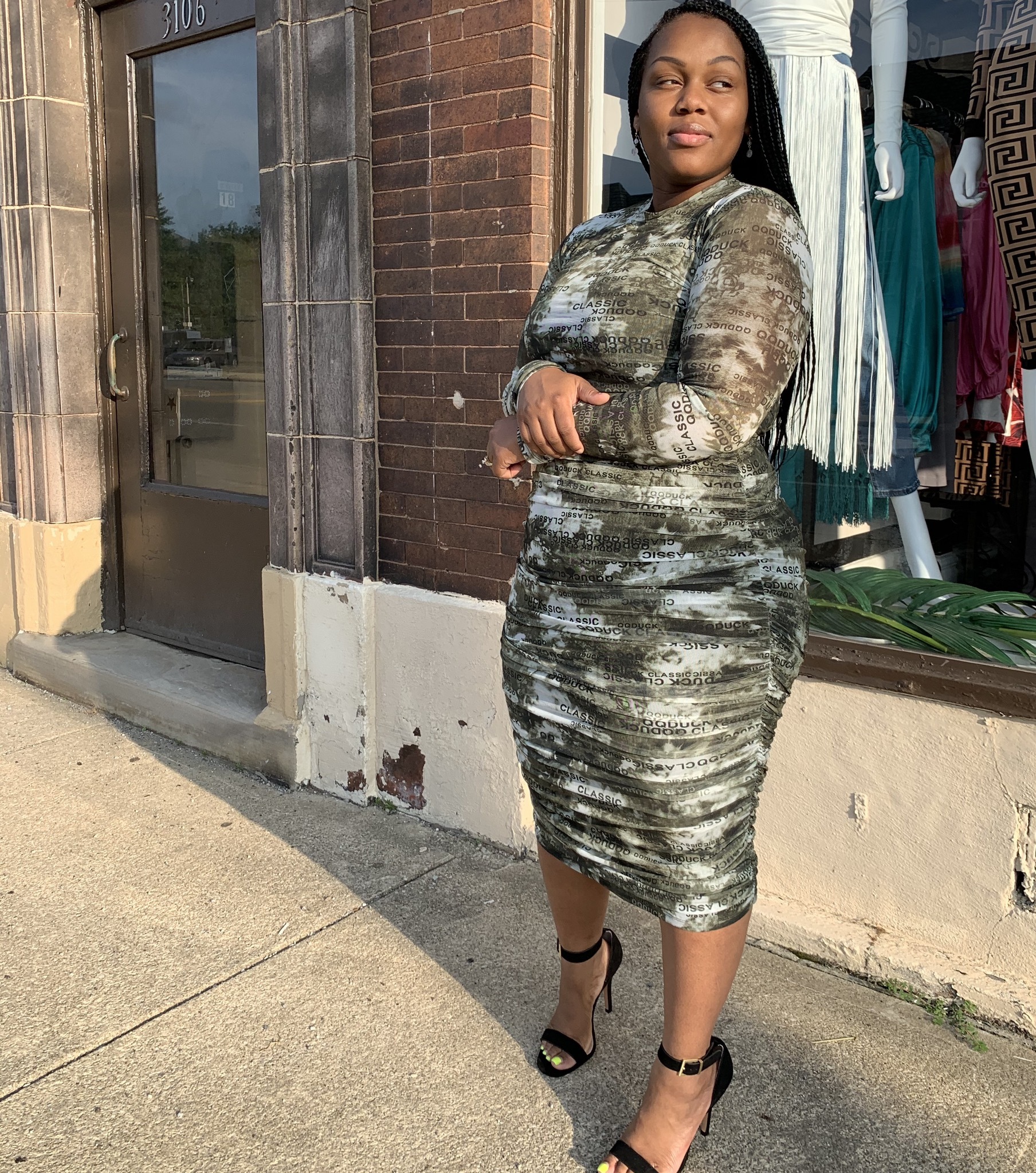 Talk 2 Me Midi Dress
