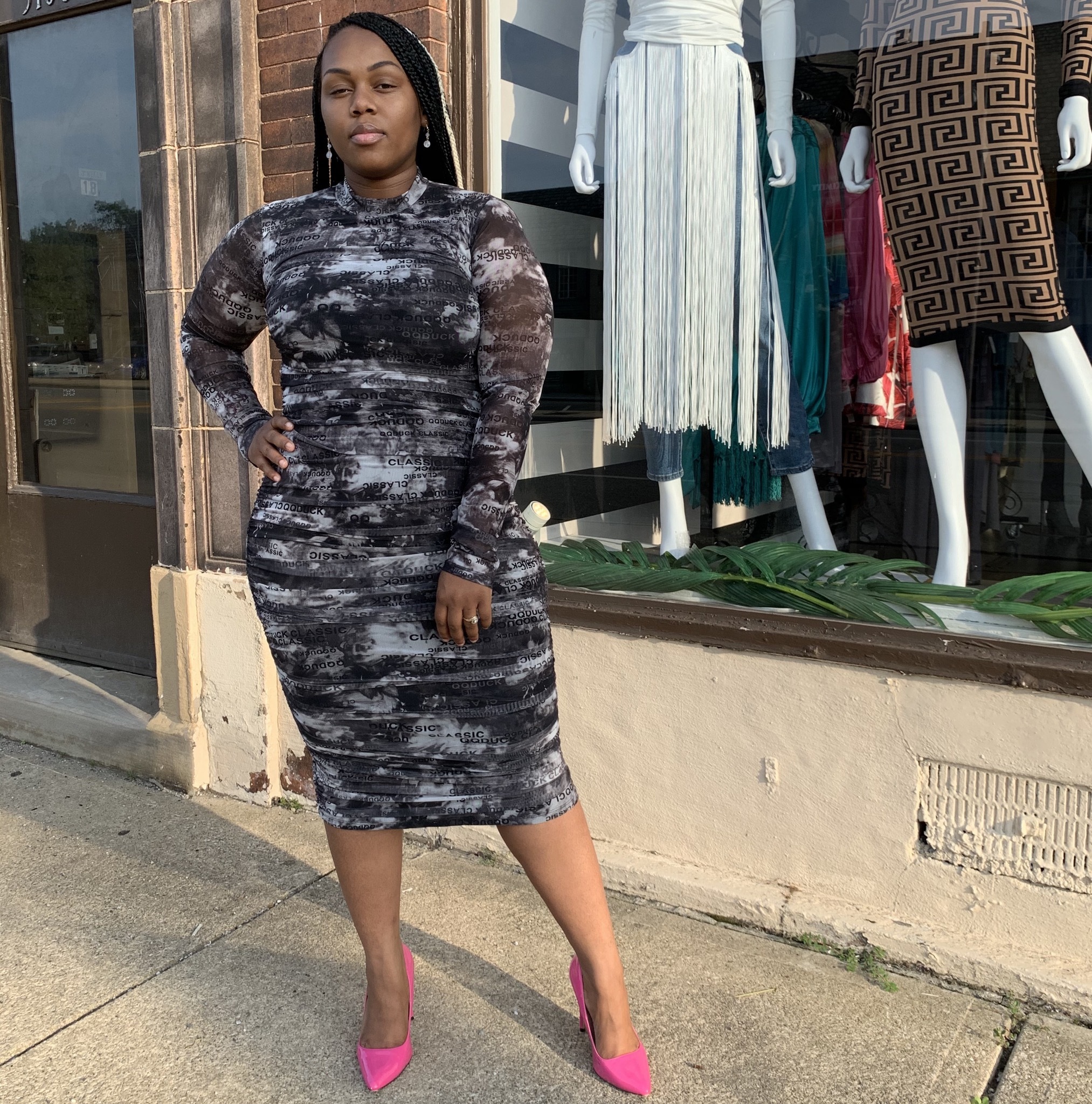 Talk 2 Me Midi Dress UPDR930-TALK2ME