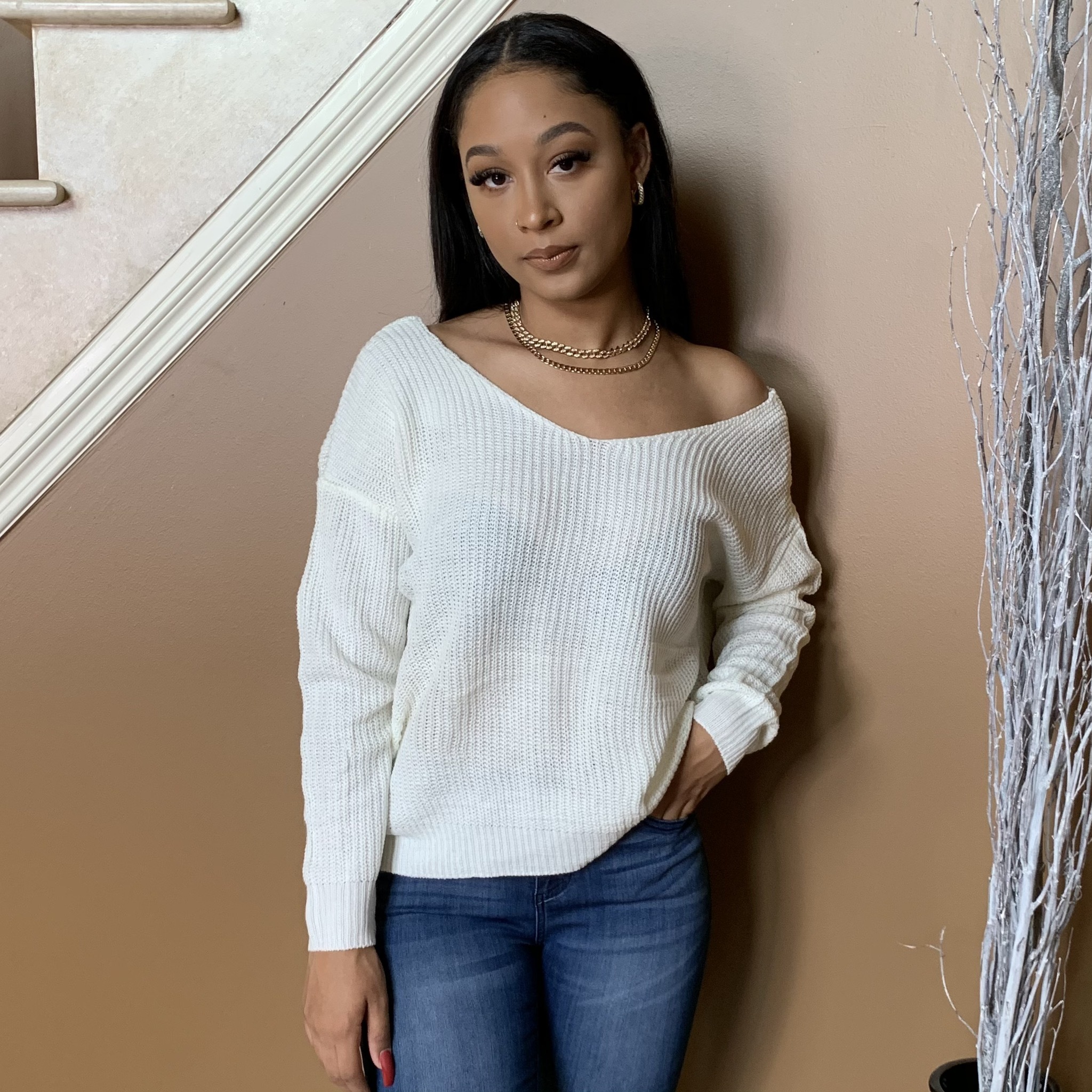 Two Hearts Sweater