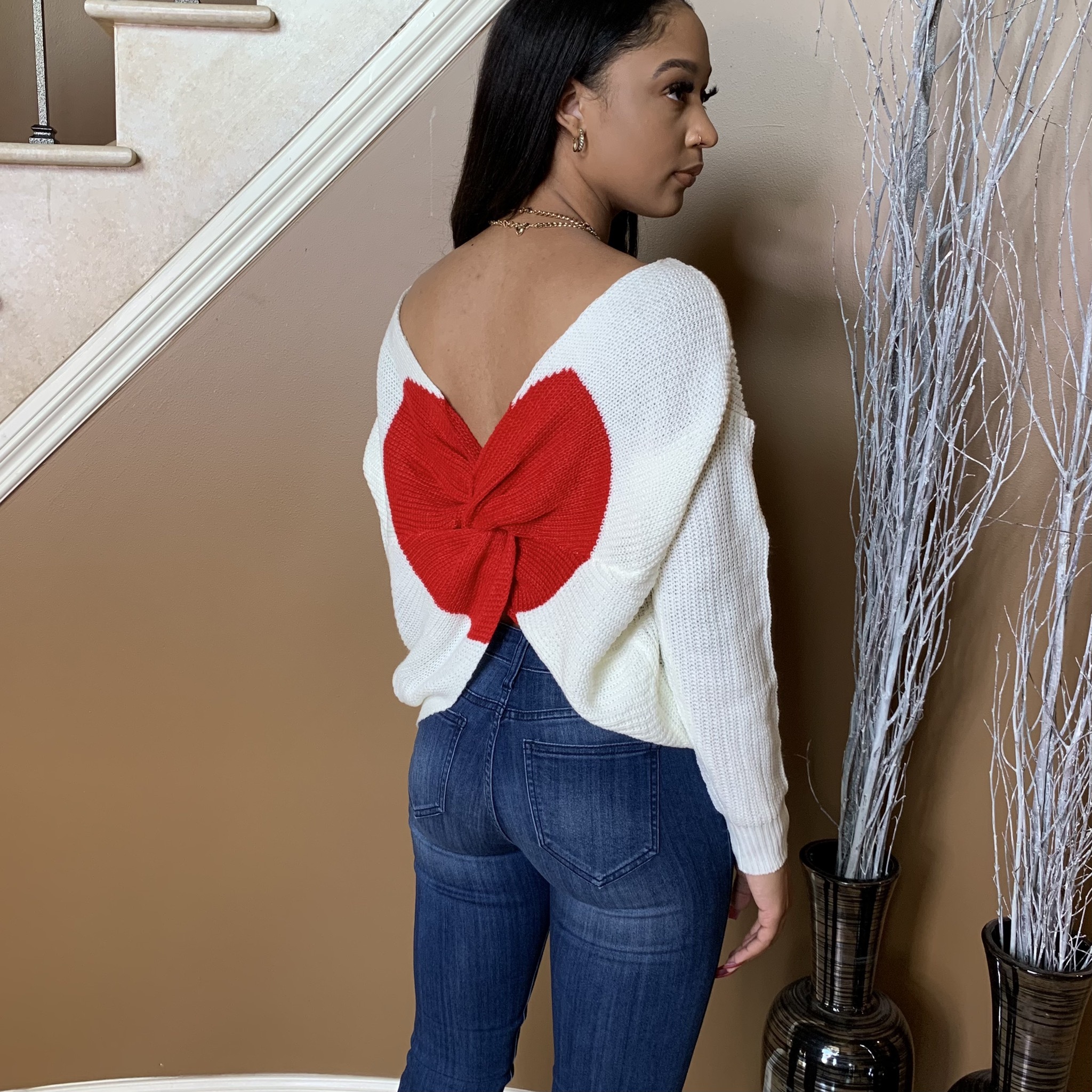 Two Hearts Sweater