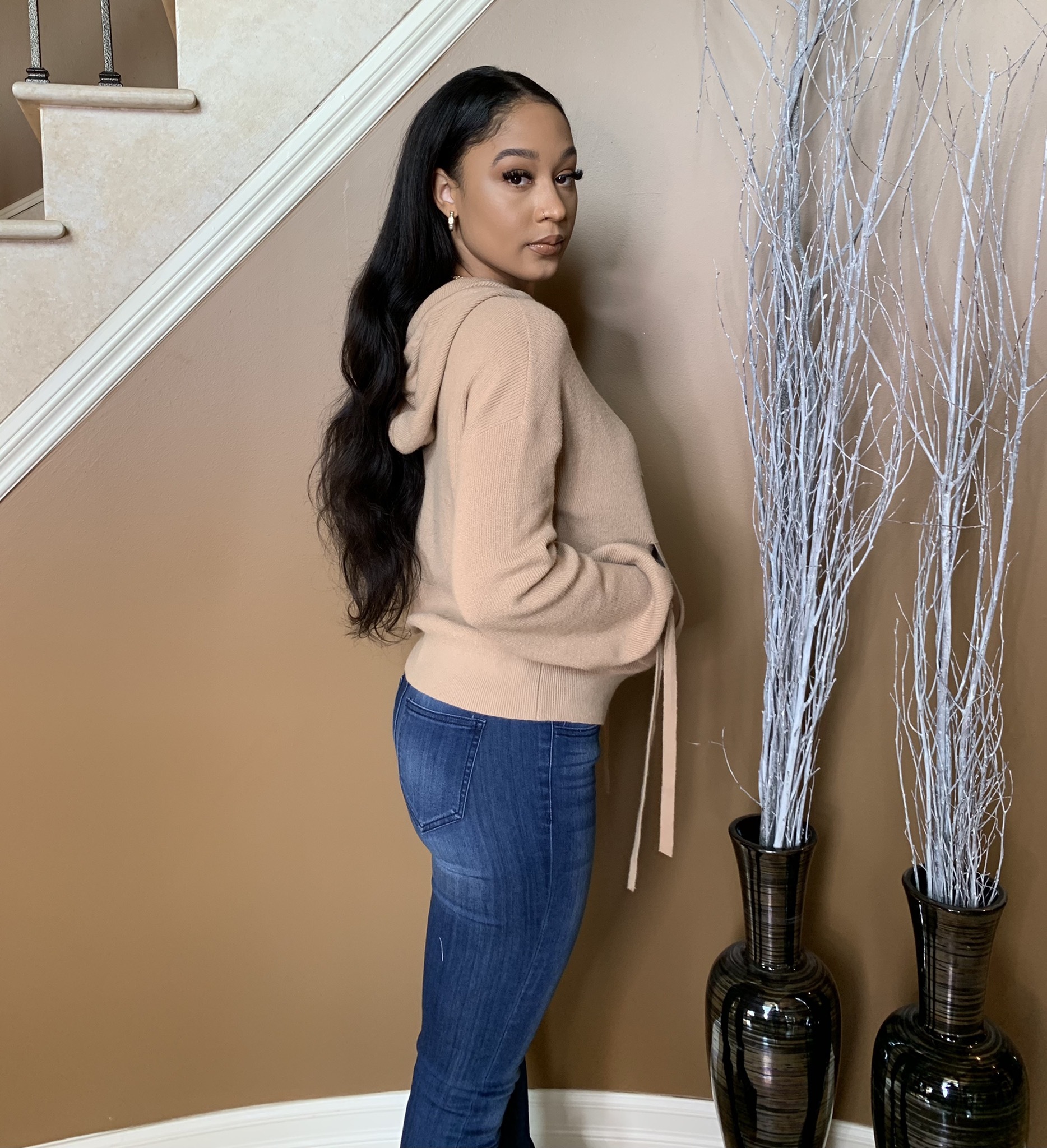 Vanilla Latte Hooded Sweater