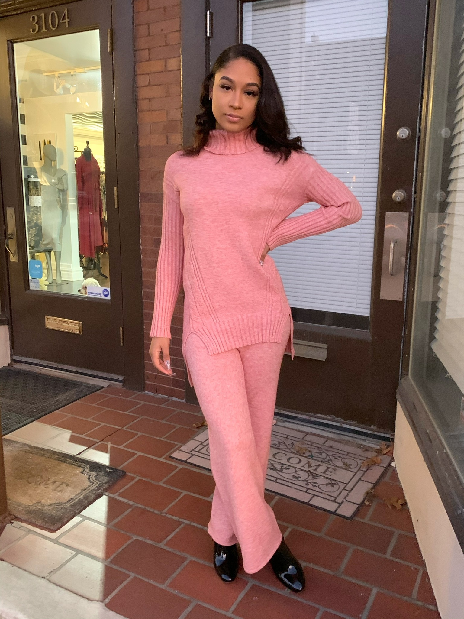 Pink Dreams Two Piece Sweater Set UP2P952-PINKDREAMS
