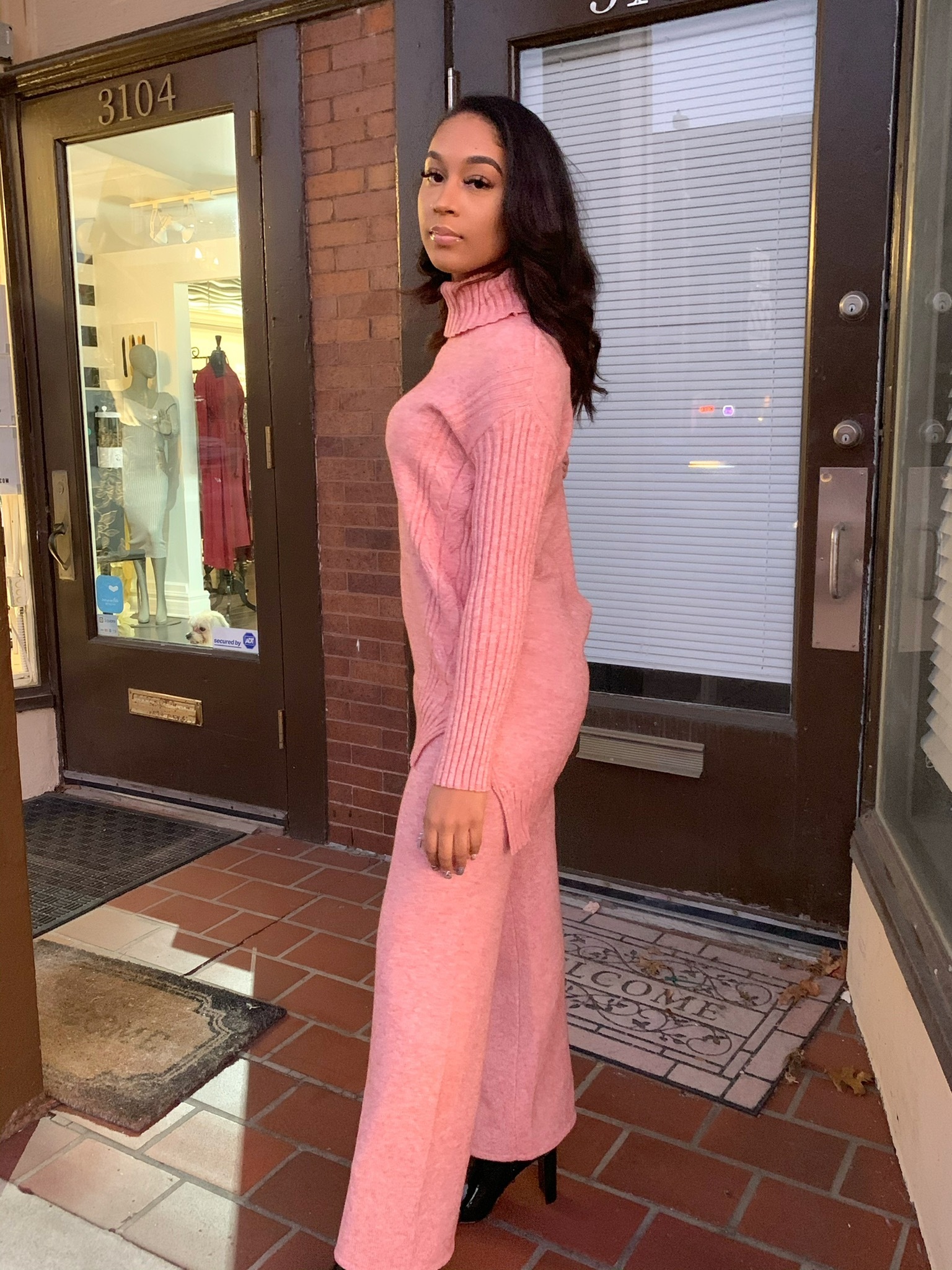 Pink Dreams Two Piece Sweater Set