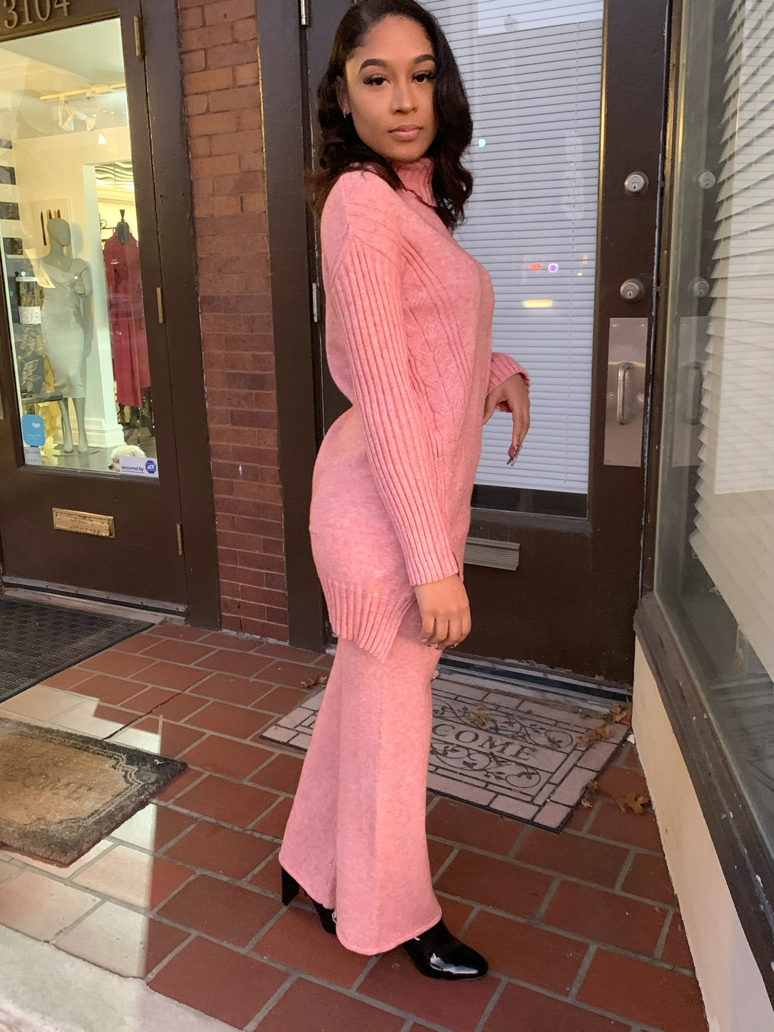 Pink Dreams Two Piece Sweater Set