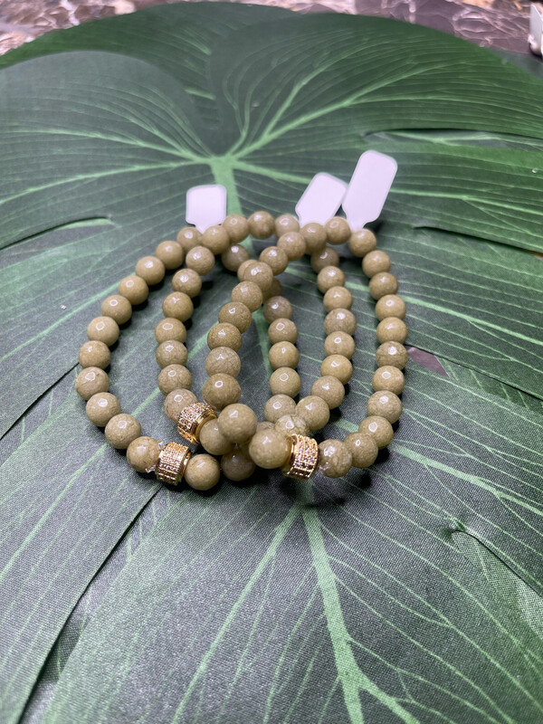 “Matcha Latte” Shalom Beadz