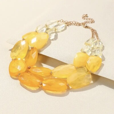 Baubles Necklace-Sunny Yellow