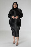 You See Me Midi Sweater Dress-Curvy