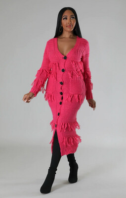 Pink Paradise Sweater Dress