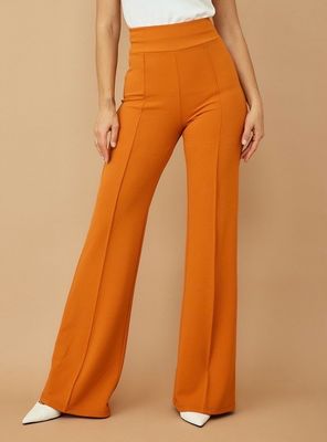 Miss Me Yet High Waist Pants-Rust