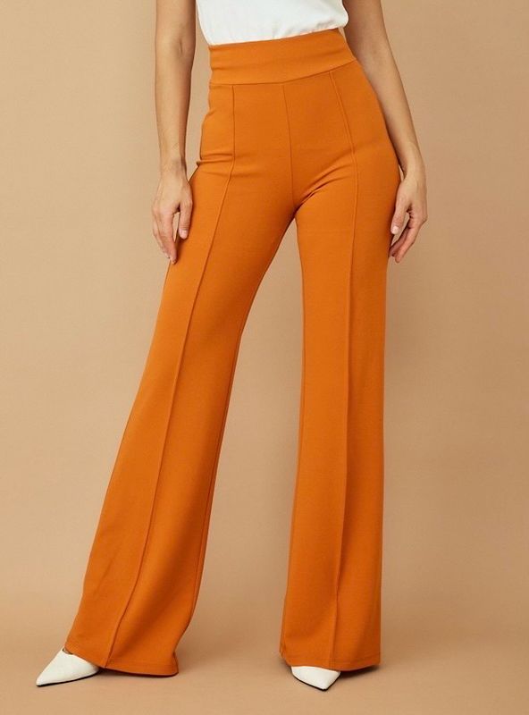 Miss Me Yet High Waist Pants-Rust