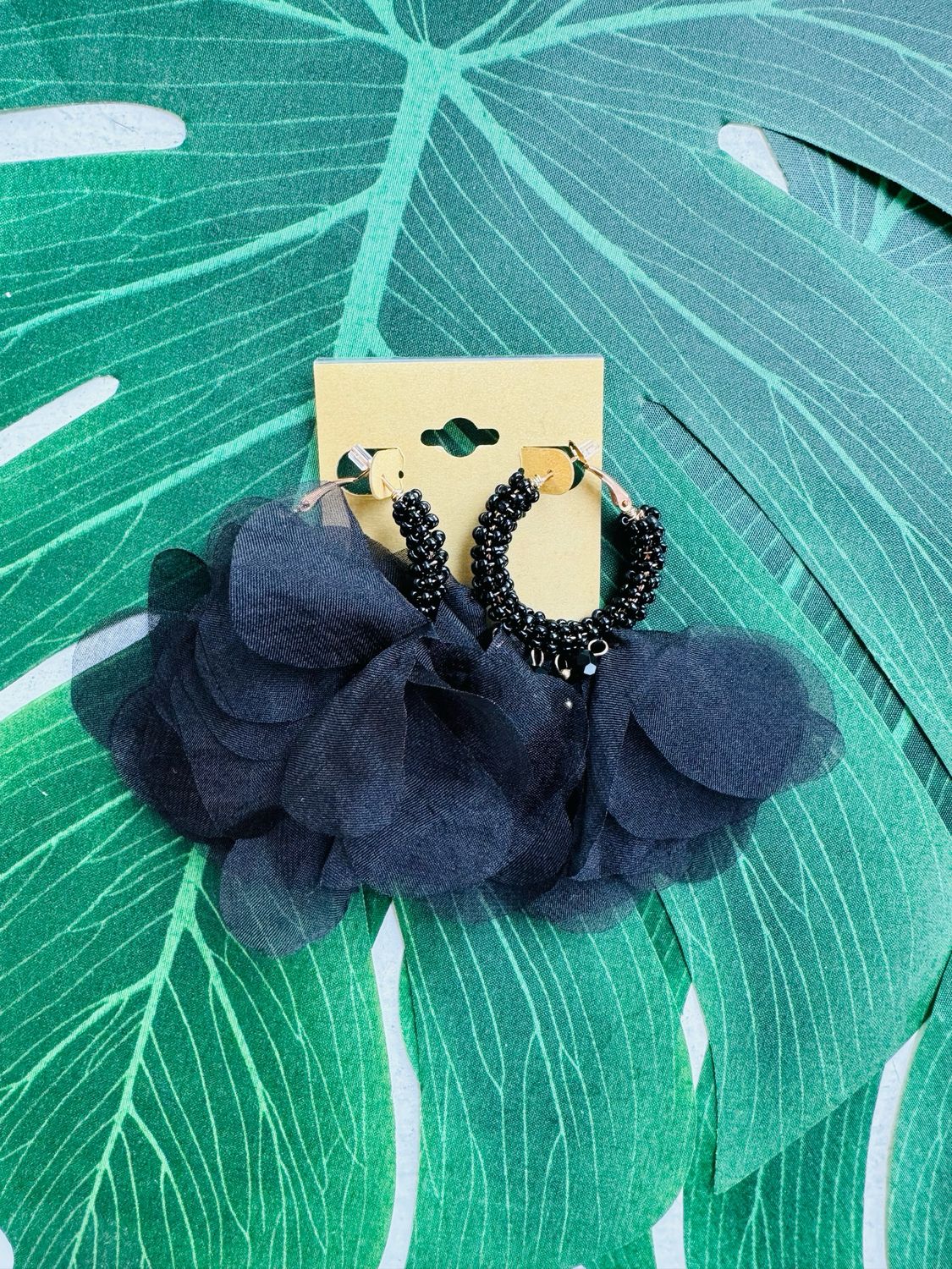 Lulu Earrings-Black