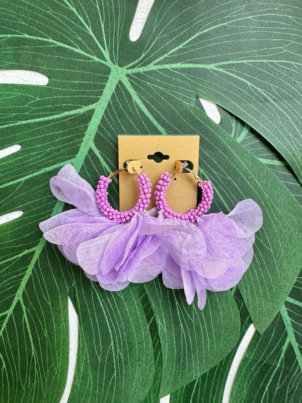 Lulu Earrings-Lilac