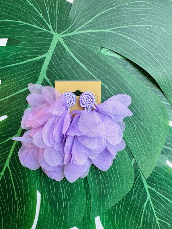 Maddie Earrings-Lilac