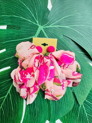 Dangle Earrings-Pink Floral