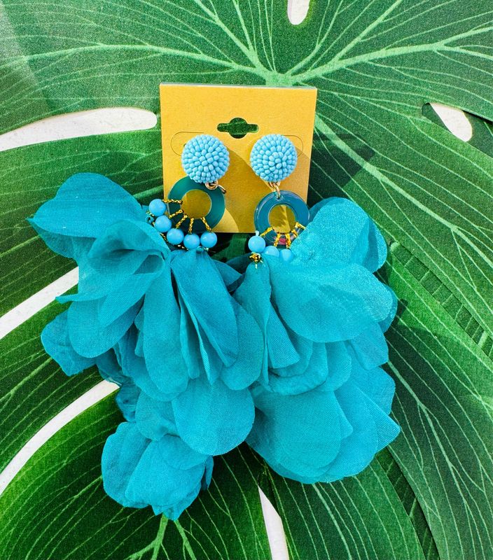 Selena Earrings-Turquoise