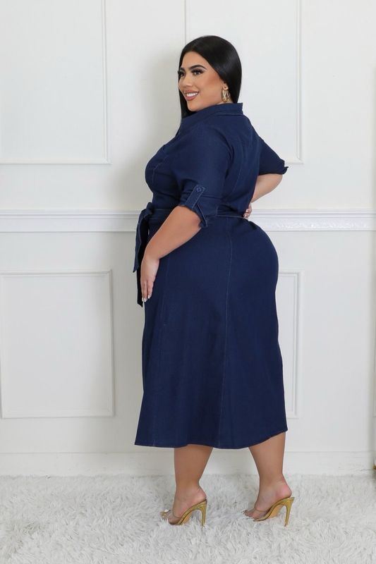 Mark My Word Denim Dress