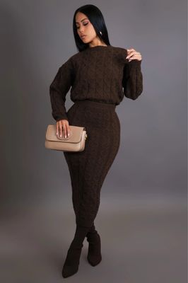 Ain’t Real Two Piece Skirt Set