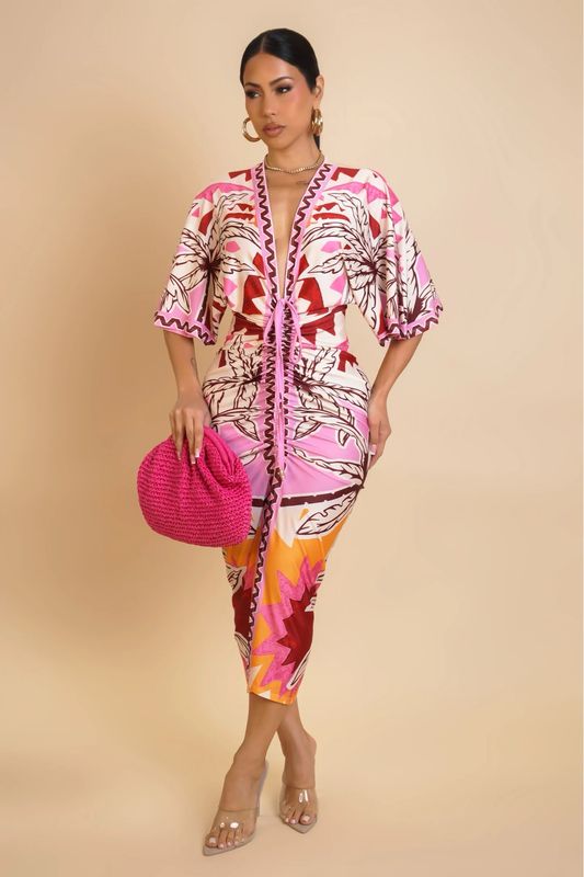 New To Town Midi Dress