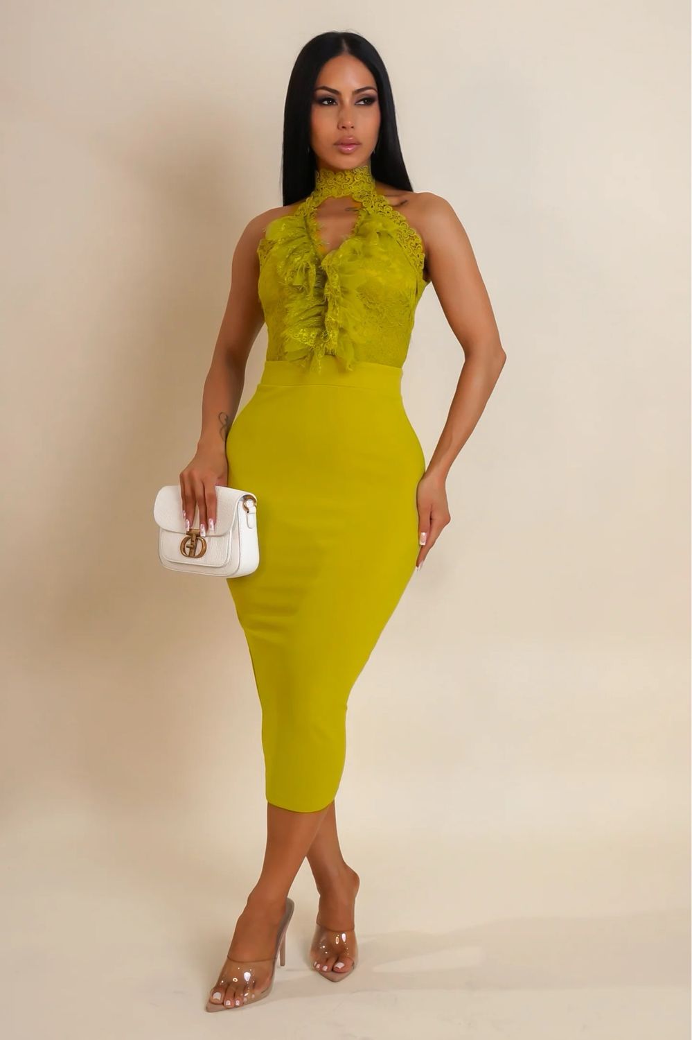 Held Captive Midi Dress