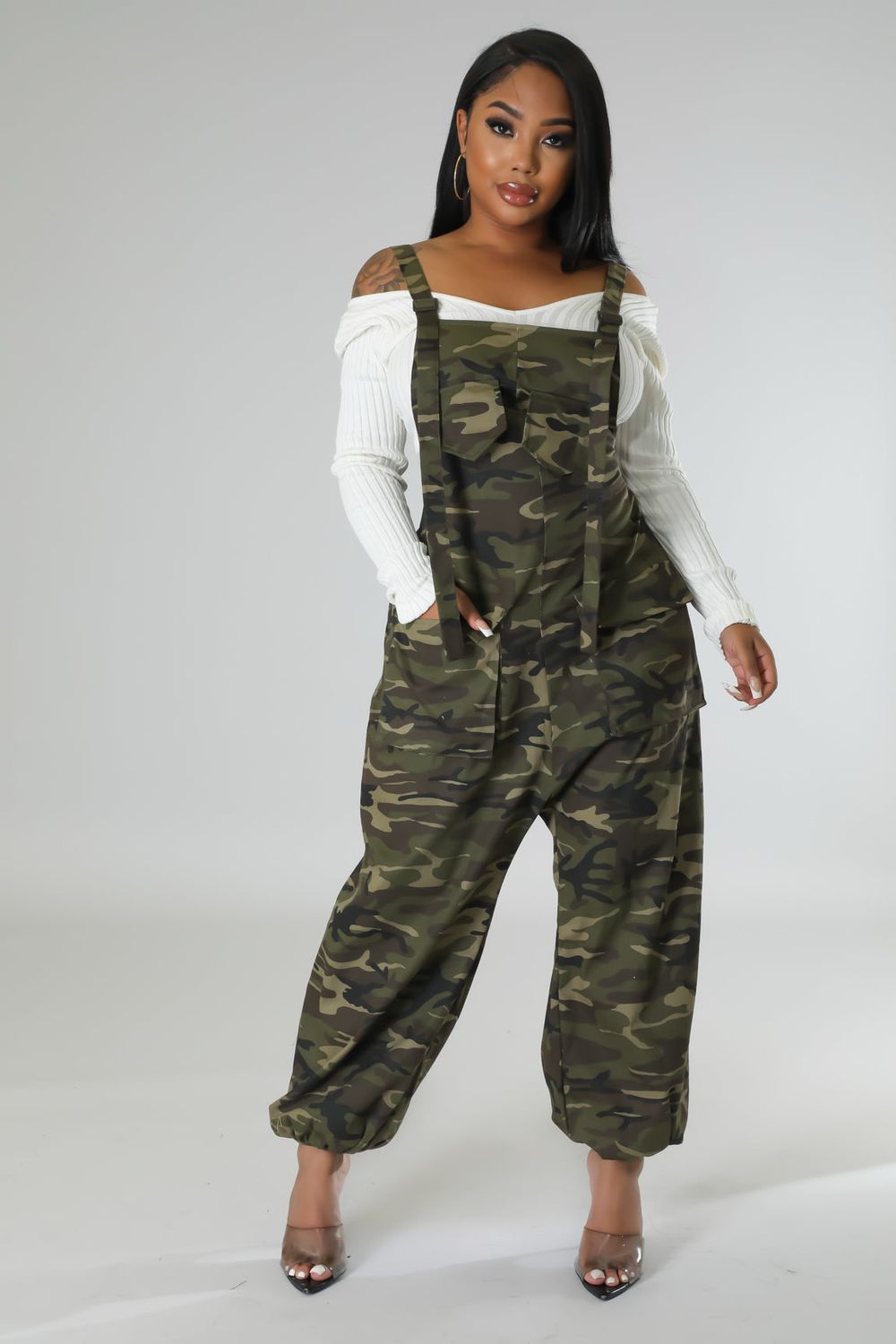 Army Bae Cargo Jumpsuit