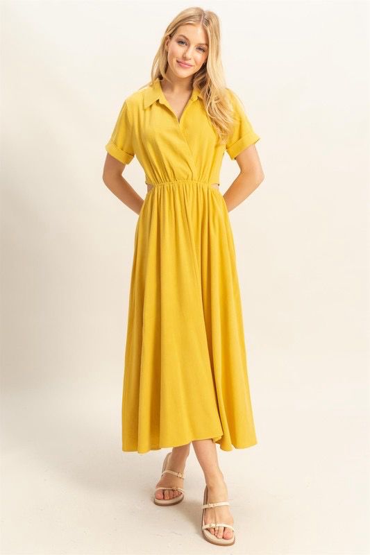 Sunflower Midi Dress