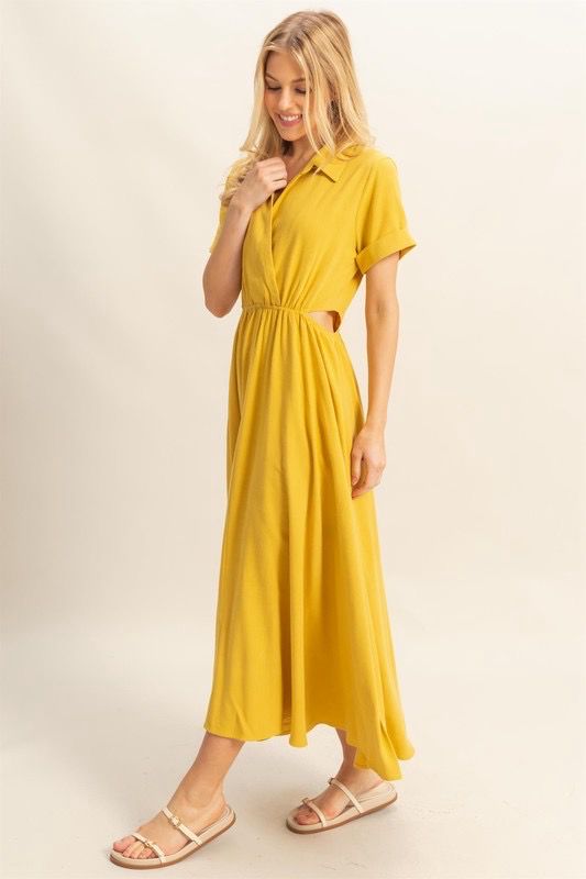 Sunflower Midi Dress