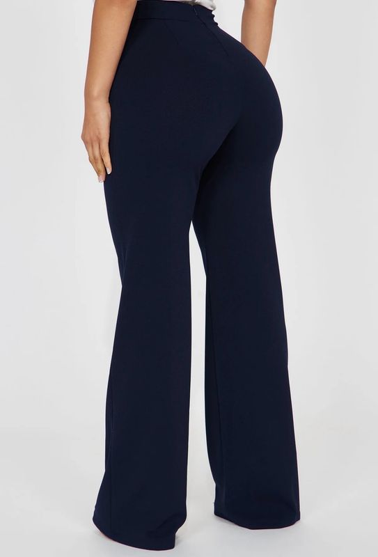 Miss Me Yet High Waist Pants-Navy