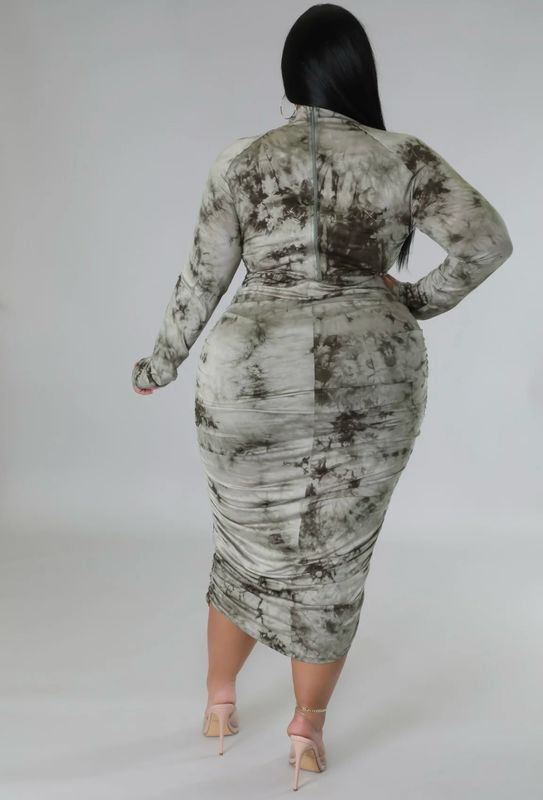 Short Temper Midi Dress
