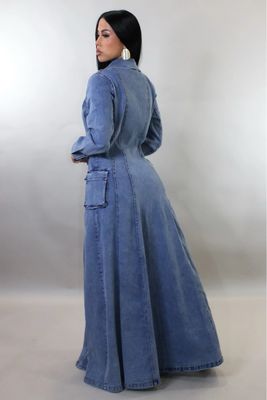 Always Want More Denim Duster