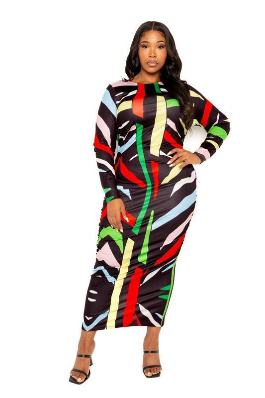 Boogie Time Midi Dress