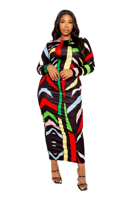 Boogie Time Midi Dress