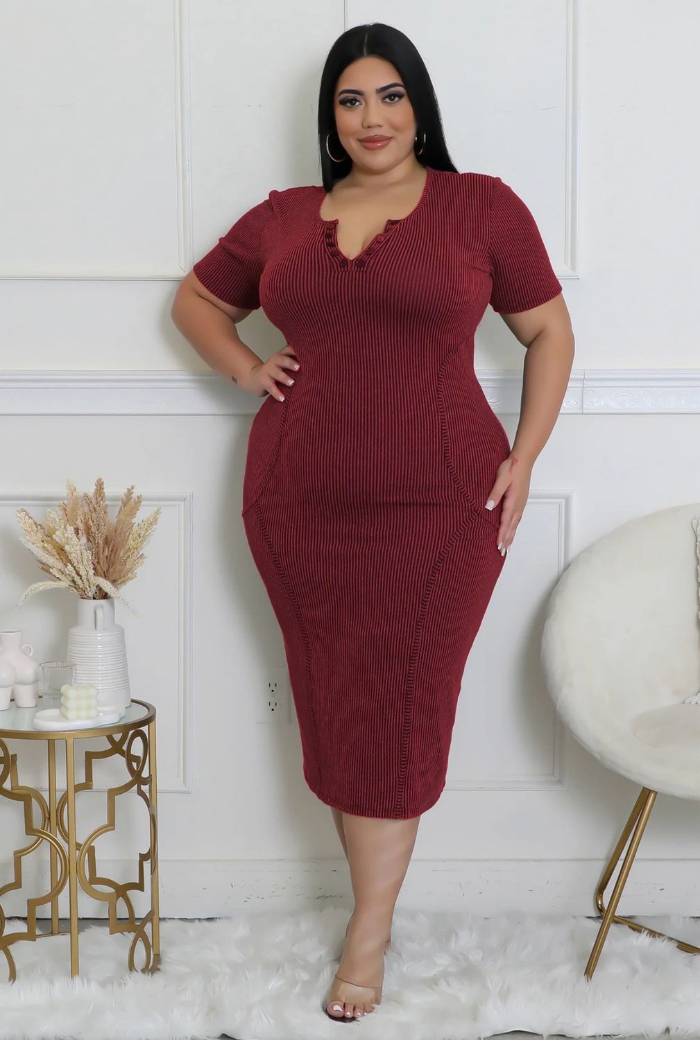 Put In Work Midi Dress