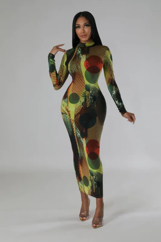 Forever Green Midi Dress