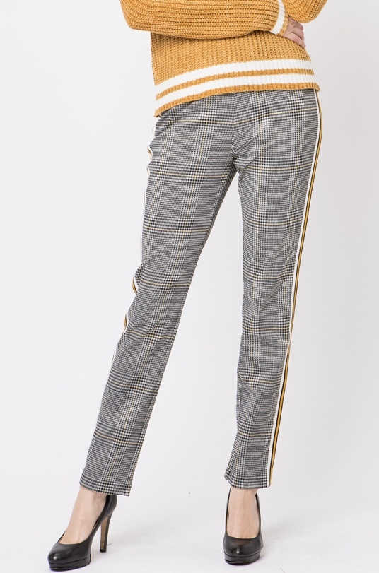 Claire Pants Mustard Front View