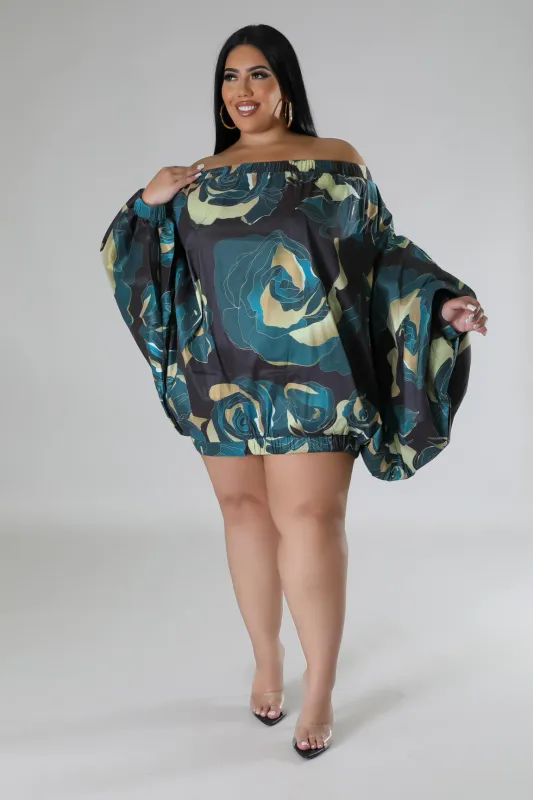 Malinda Off The Shoulder Oversized Top-Curvy