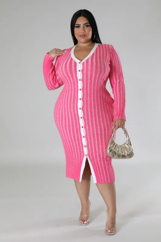 Cool Breeze Midi Dress-Curvy