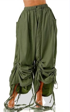 On A Yacht Pants-Olive