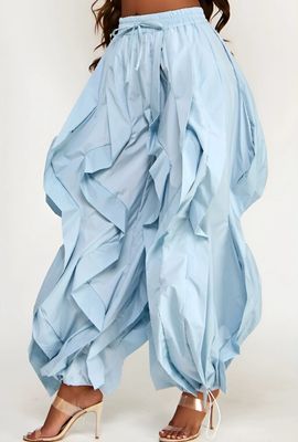 Mystical Jogger Pants-Light Blue