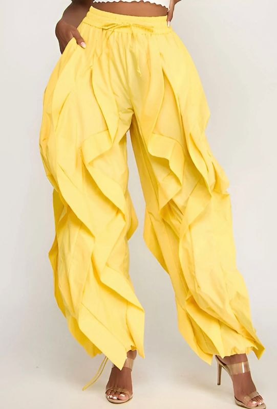 Mystical Jogger Pants-Yellow