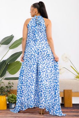 Little Miss Dotty Jumpsuit-Blue