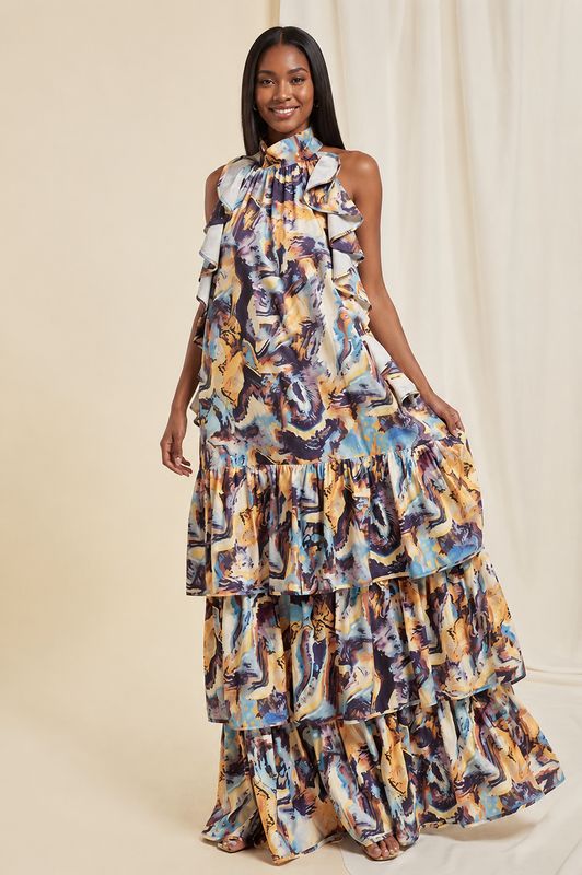 Van Gogh Maxi Dress