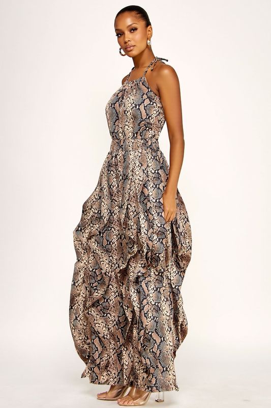 Mystical Jumpsuit-Snake Print