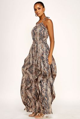 Mystical Jumpsuit-Snake Print