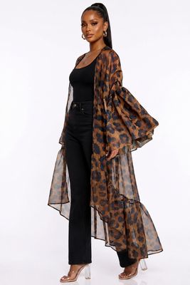 Coast To Coast Duster-Leopard